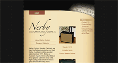 Desktop Screenshot of nerbycustomspeakers.com